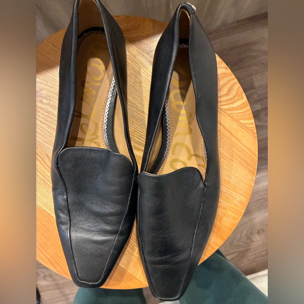 Sam Edelman Black Leather Loafers
